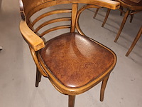 Lot 27 - houten café stoelen. 12 stuks - afbeelding 2 van  3