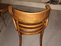Lot 27 - houten café stoelen. 12 stuks - afbeelding 3 van  3
