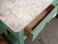 Lot 27 - houten kast met spiegel - afbeelding 4 van  4