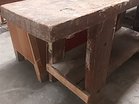 Lot 27 - houten werkbank - afbeelding 3 van  4