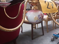 Lot 27 - luster koper met porselein - afbeelding 3 van  3