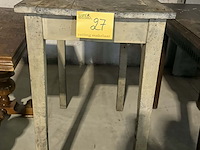 Lot 27 - rustieke houten tafel - afbeelding 1 van  3