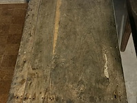 Lot 27 - rustieke houten tafel - afbeelding 3 van  3