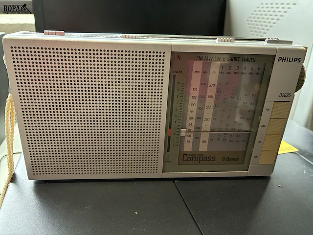 Lot 27 - short wave compass philips - afbeelding 1 van  3
