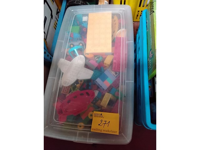 Lot 271 - doos duplo blokken - afbeelding 1 van  2