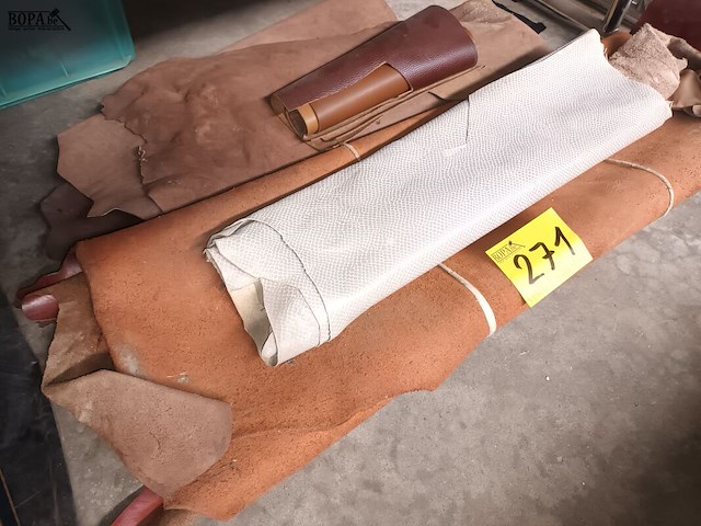 Lot 271 - leder. 5 stuks - afbeelding 4 van  4