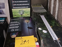 Lot 271 - tuinverlichting en thermometer. 3 stuks