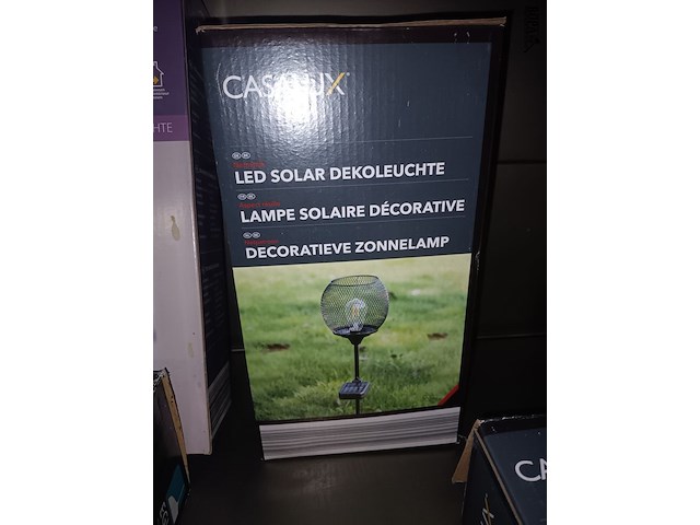 Lot 271 - tuinverlichting en thermometer. 3 stuks - afbeelding 3 van  4