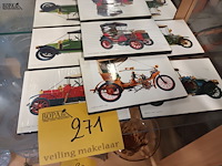 Lot 271 - wand decoratie oldtimers. 6 stuks - afbeelding 1 van  3