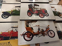 Lot 271 - wand decoratie oldtimers. 6 stuks - afbeelding 2 van  3