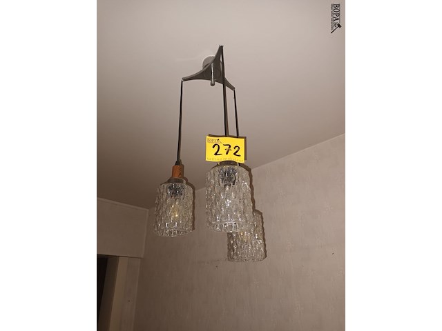 Lot 272 - retro plafondlamp - afbeelding 1 van  4