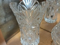Lot 272 - vazen in glas en kristal. 6 stuks - afbeelding 2 van  5