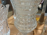 Lot 272 - vazen in glas en kristal. 6 stuks - afbeelding 3 van  5