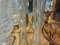 Lot 272 - vazen in glas en kristal. 6 stuks - afbeelding 4 van  5
