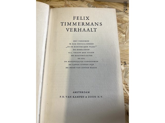 Lot 273 - felix timmermans waaronder driekoningen tryptiek en genummer - afbeelding 9 van  19