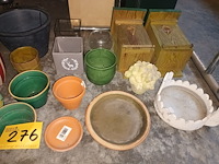 Lot 276 - bloempotten. 25 stuks - afbeelding 3 van  3