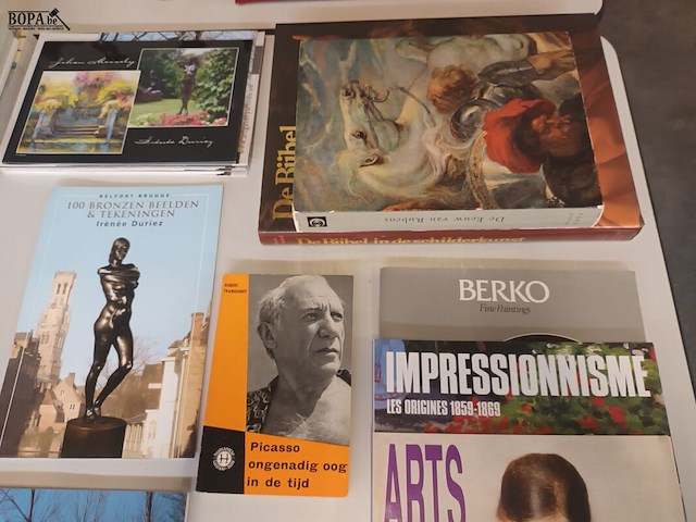 Lot 276 - kunstboeken en galerij folders. 20 stuks - afbeelding 2 van  7