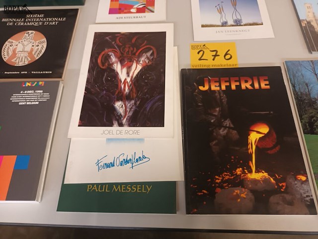 Lot 276 - kunstboeken en galerij folders. 20 stuks - afbeelding 4 van  7