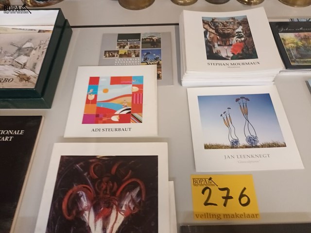 Lot 276 - kunstboeken en galerij folders. 20 stuks - afbeelding 5 van  7
