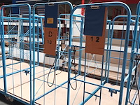 Lot 277 - blauwe transportkar. 3 stuks - afbeelding 1 van  3