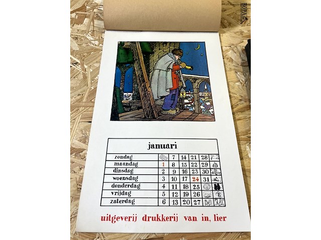 Lot 277 - kalender felix timmermans - afbeelding 2 van  3