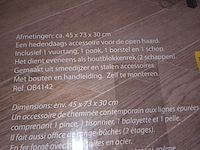 Lot 278 - houtblokkenrek - afbeelding 3 van  4