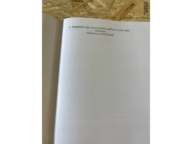 Lot 279 - dagboeken en archief feliw timmermans - afbeelding 2 van  4