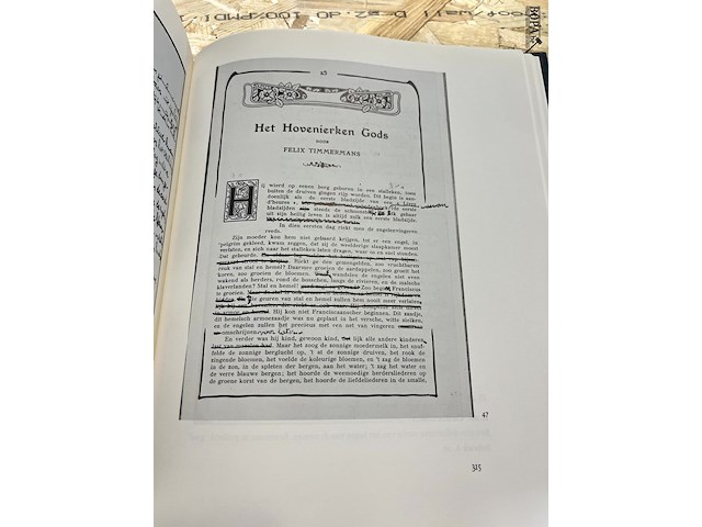 Lot 279 - dagboeken en archief feliw timmermans - afbeelding 3 van  4