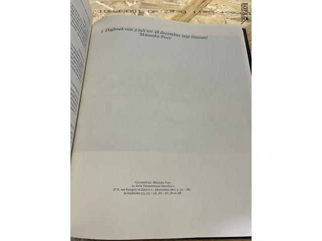 Lot 279 - dagboeken en archief feliw timmermans - afbeelding 4 van  4
