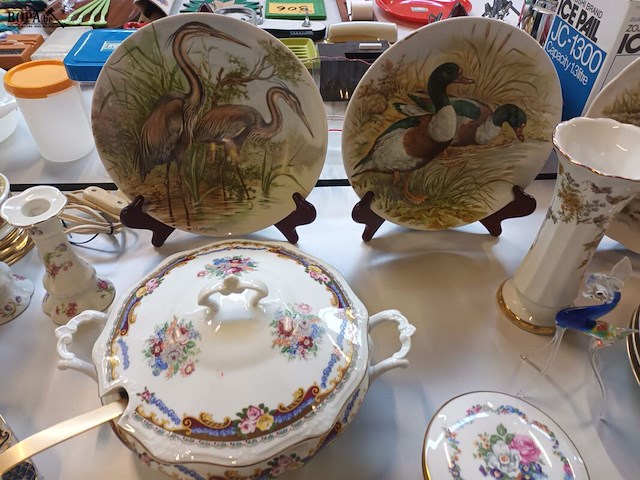 Lot 279 - decoratie in porselein. 34 stuks - afbeelding 4 van  8