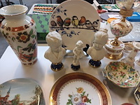 Lot 279 - decoratie in porselein. 34 stuks - afbeelding 7 van  8