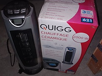 Lot 279 - quigg keramische verwarming. 2 stuks - afbeelding 3 van  3