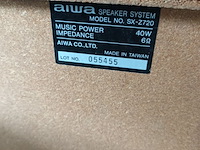 Lot 28 - aiwa boxen. 2 stuks - afbeelding 3 van  3