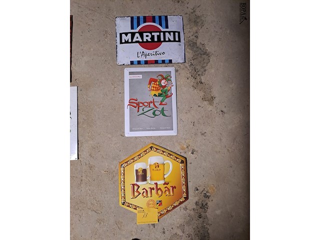 Lot 28 - bierborden decoratief 3st - afbeelding 1 van  1
