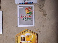 Lot 28 - bierborden decoratief 3st - afbeelding 1 van  1