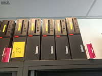 Lot 28 - desktop lenovo thinkcentre. 5 stuks