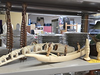 Lot 28 - lot afrikaanse kunst ong 7 items - afbeelding 1 van  5