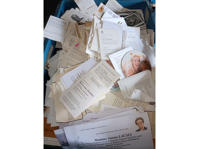 Lot 28 - lot bidprentjes - afbeelding 2 van  5