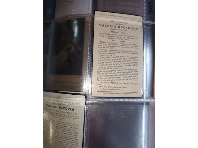 Lot 28 - lot bidprentjes - afbeelding 5 van  5