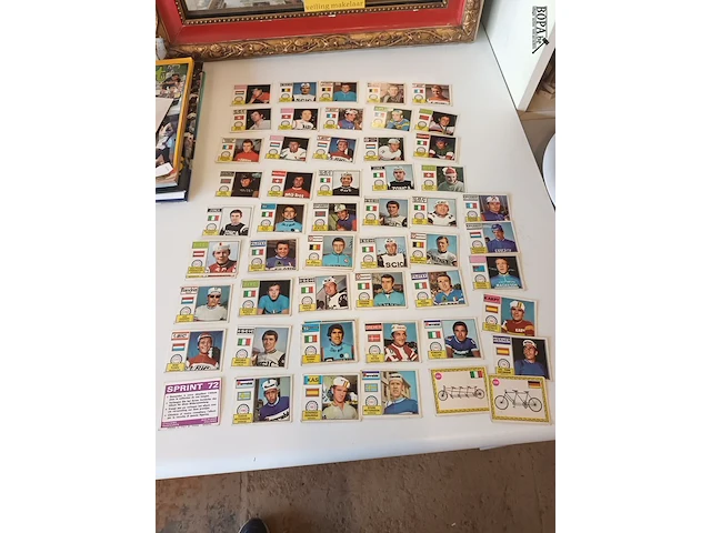 Lot 28 - panini stickers sprint 72. 55 stuks - afbeelding 3 van  6