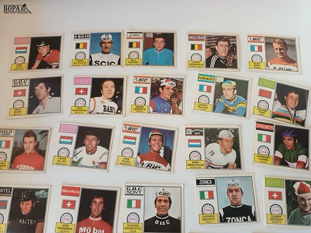 Lot 28 - panini stickers sprint 72. 55 stuks - afbeelding 4 van  6