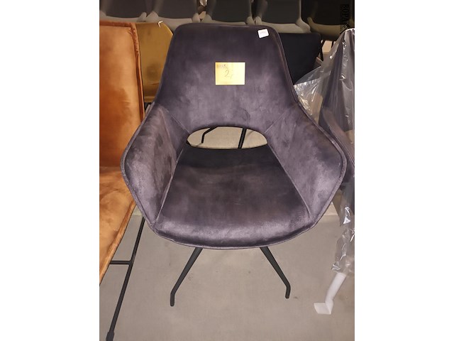 Lot 28 - roterende armstoel. 6 stuks - afbeelding 2 van  5