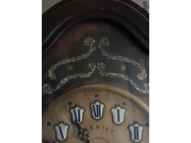 Lot 280 - antieke wandklok - afbeelding 3 van  5