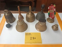 Lot 280 - belletjes. 9 stuks
