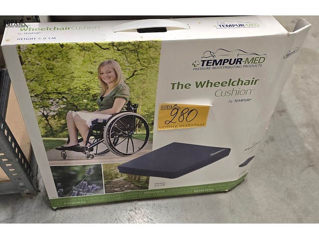 Lot 280 - rolstoelkussen tempur med nieuw - afbeelding 1 van  1