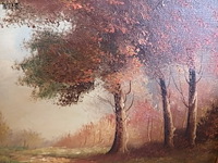 Lot 280 - schilderij in kader. gesigneerd - afbeelding 2 van  3