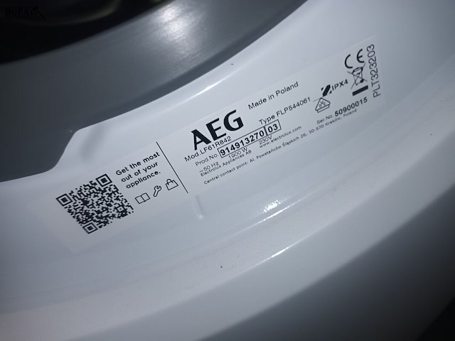Lot 280 - wasmachine aeg - afbeelding 4 van  4