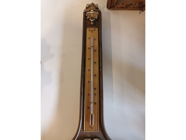 Lot 281 - barometers. 2 stuks - afbeelding 6 van  6