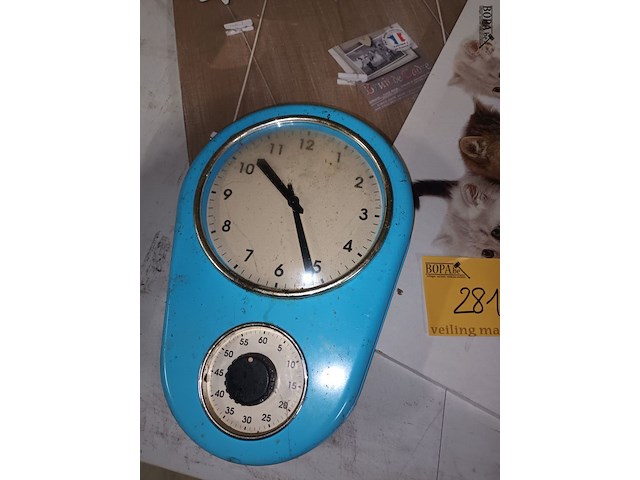 Lot 281 - wanddecoratie en klokken. 5 stuks - afbeelding 2 van  4