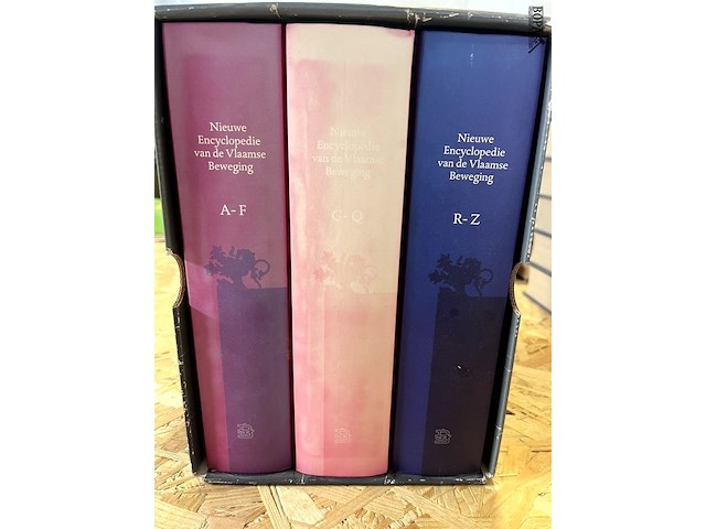 Lot 282 - boek nieuwe encyclopedie van de vlaamse beweging met cd 3 d - afbeelding 1 van  9